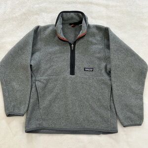 Patagonia Gray Fleece Half-Zip Pullover